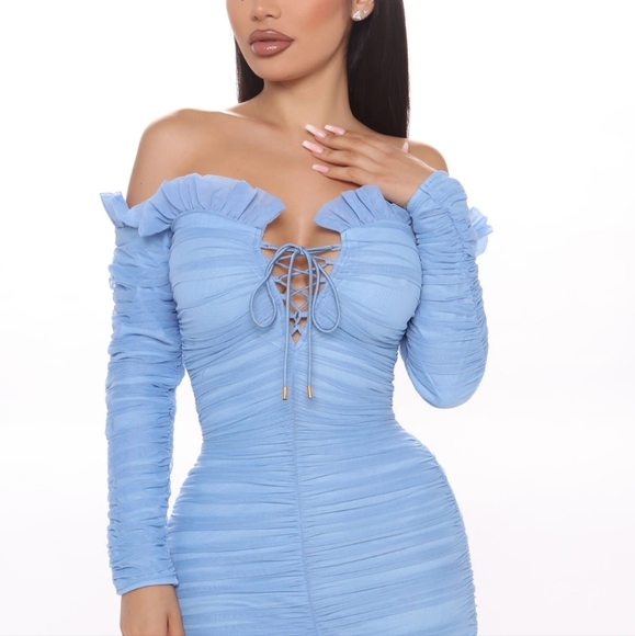 Ruched Up Mini Dress - Picture 4 of 5